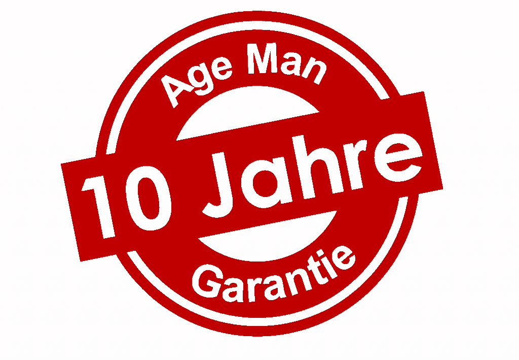 Welcher andere Altersanzug bietet Ihnen 10 Jahre Garantie?