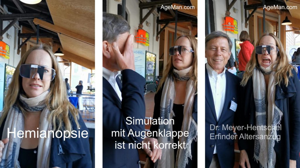 Simulationsbrille Hemianopsie - getestet von Sophie Rosentreter