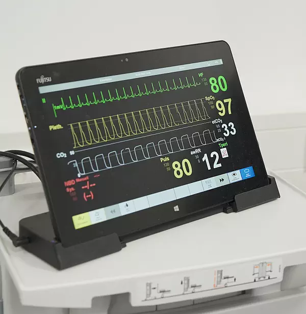 Patienten-Monitor in einem Skills Lab